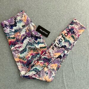 Peloton Colorful Wave Pattern Leggings